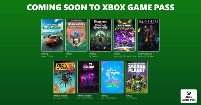 Xbox Game Pass - listopad 2025 (2. połowa)