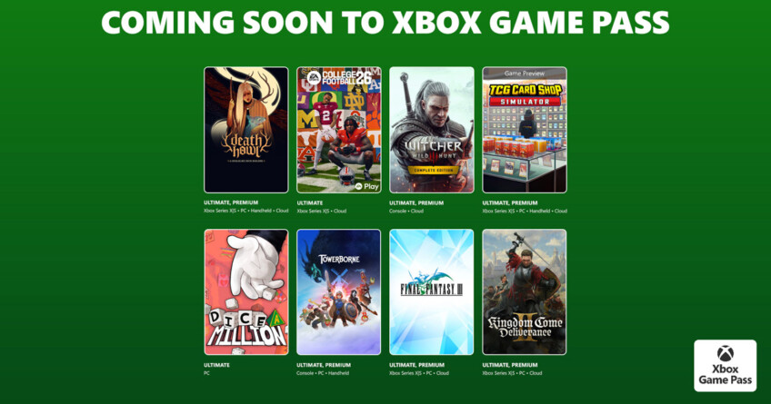 Xbox Game Pass - luty 2026 (druga połowa)